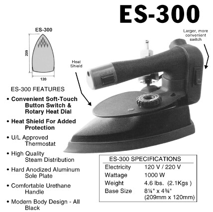 Industrial Steam Iron ES-300